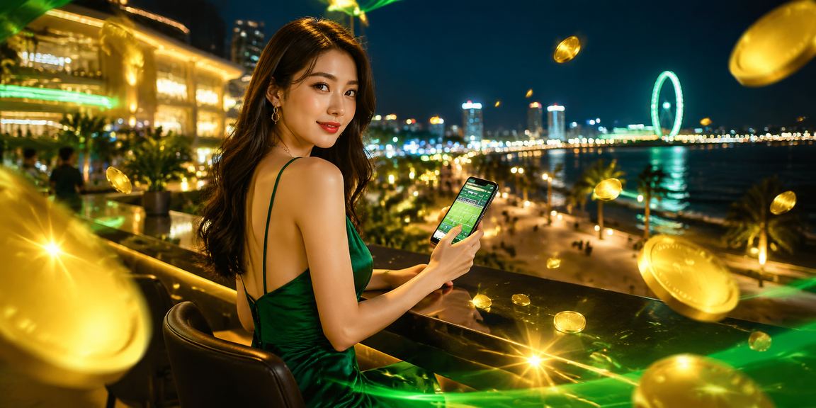 Người dùng Đà Nẵng sử dụng điện thoại xem kết quả cá cược và xổ số